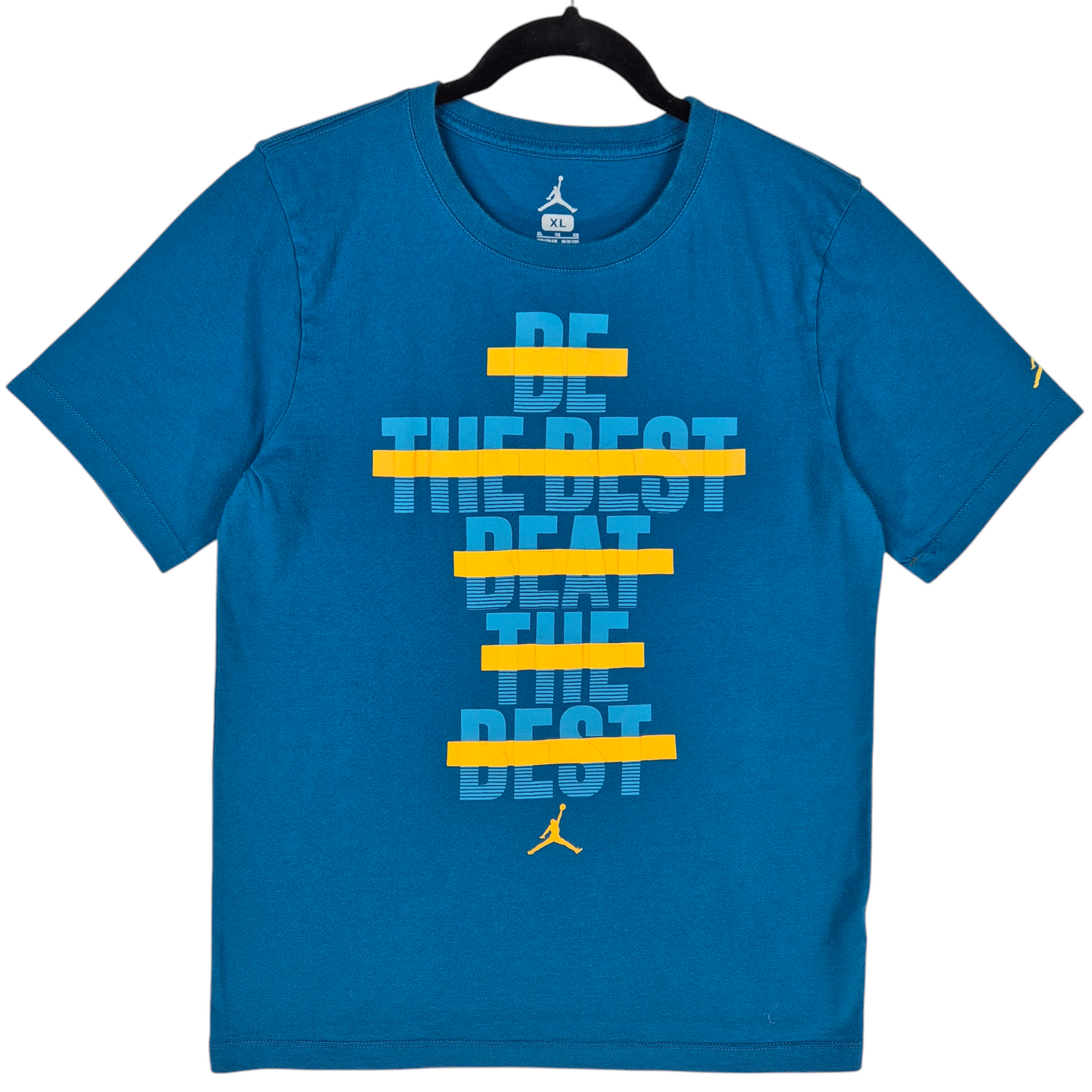 Air Jordan Blue Cotton Tee Shirt Size S