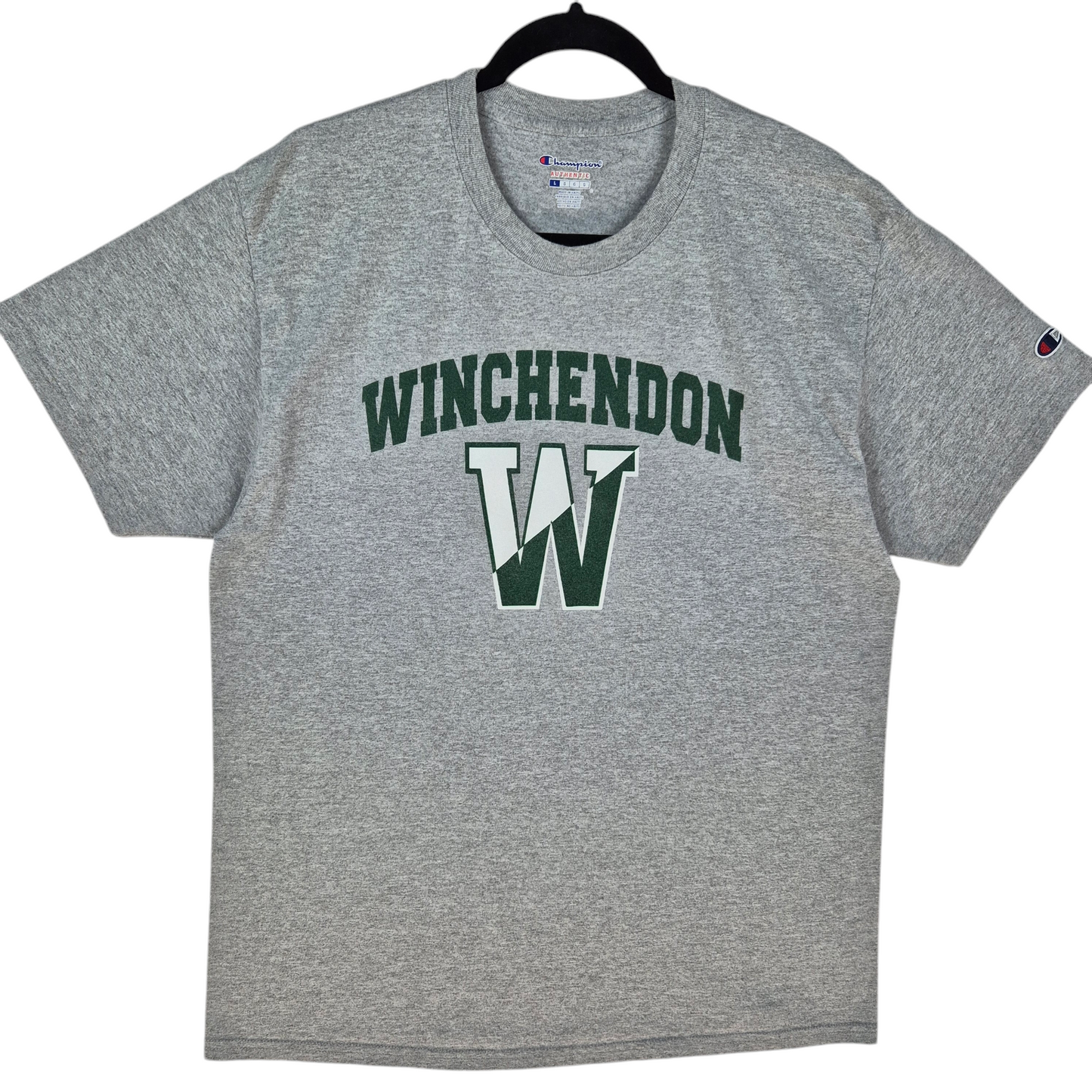 Champion Winchendon Grey Cotton Tee Shirt Size L