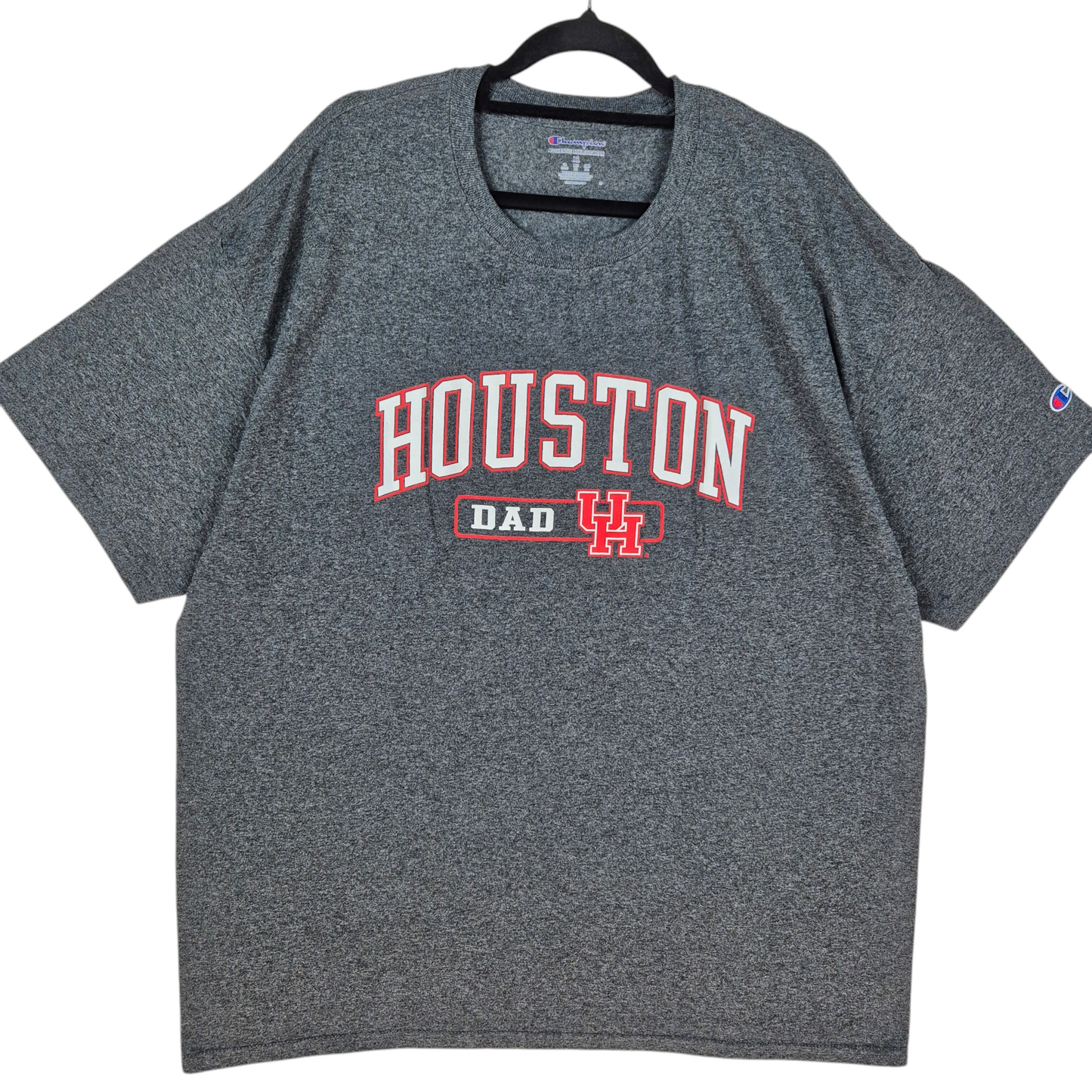 Champion Grey University of Houston Dad Cotton Tee Shirt Size XL