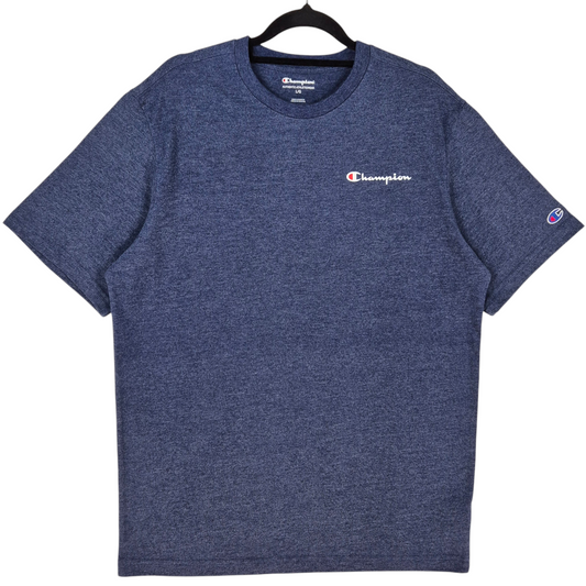 Champion Dark Blue Cotton Tee Shirt Size L