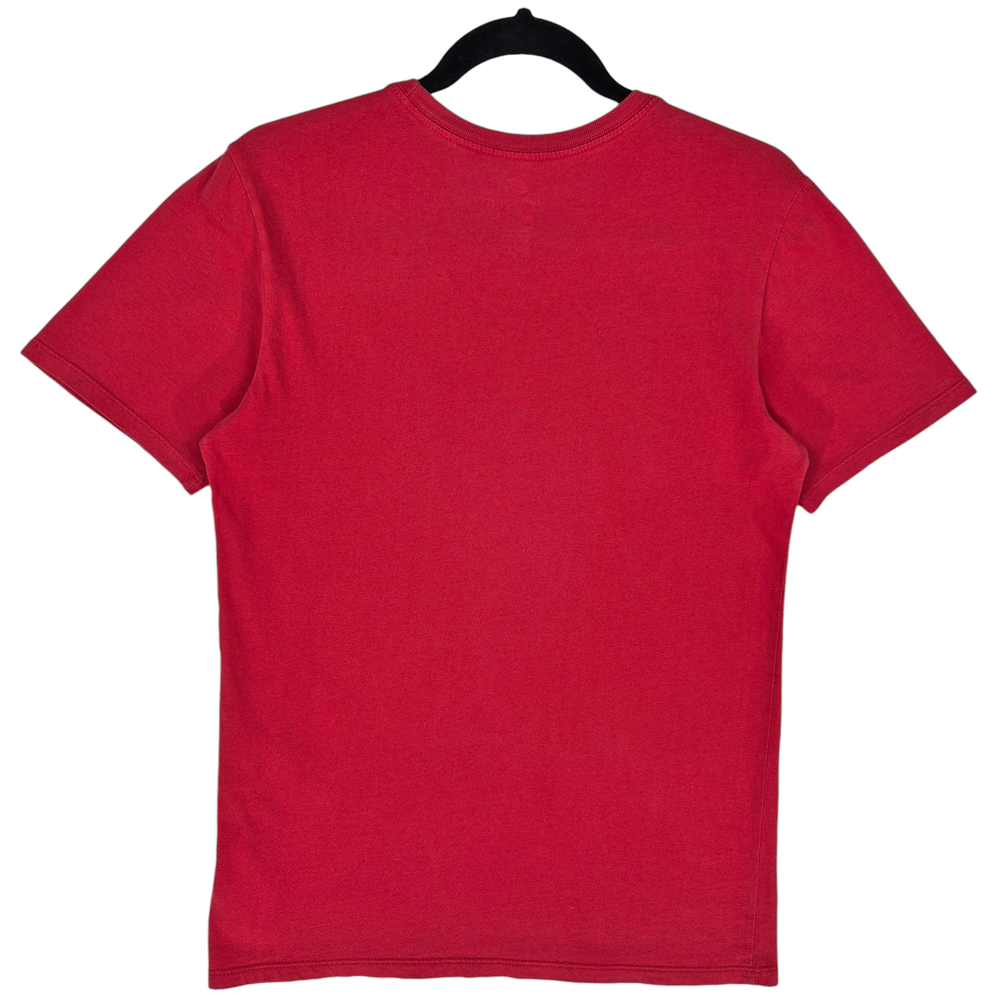 Nike Red Athletic Cut Monogram Cotton Tee Shirt Size S