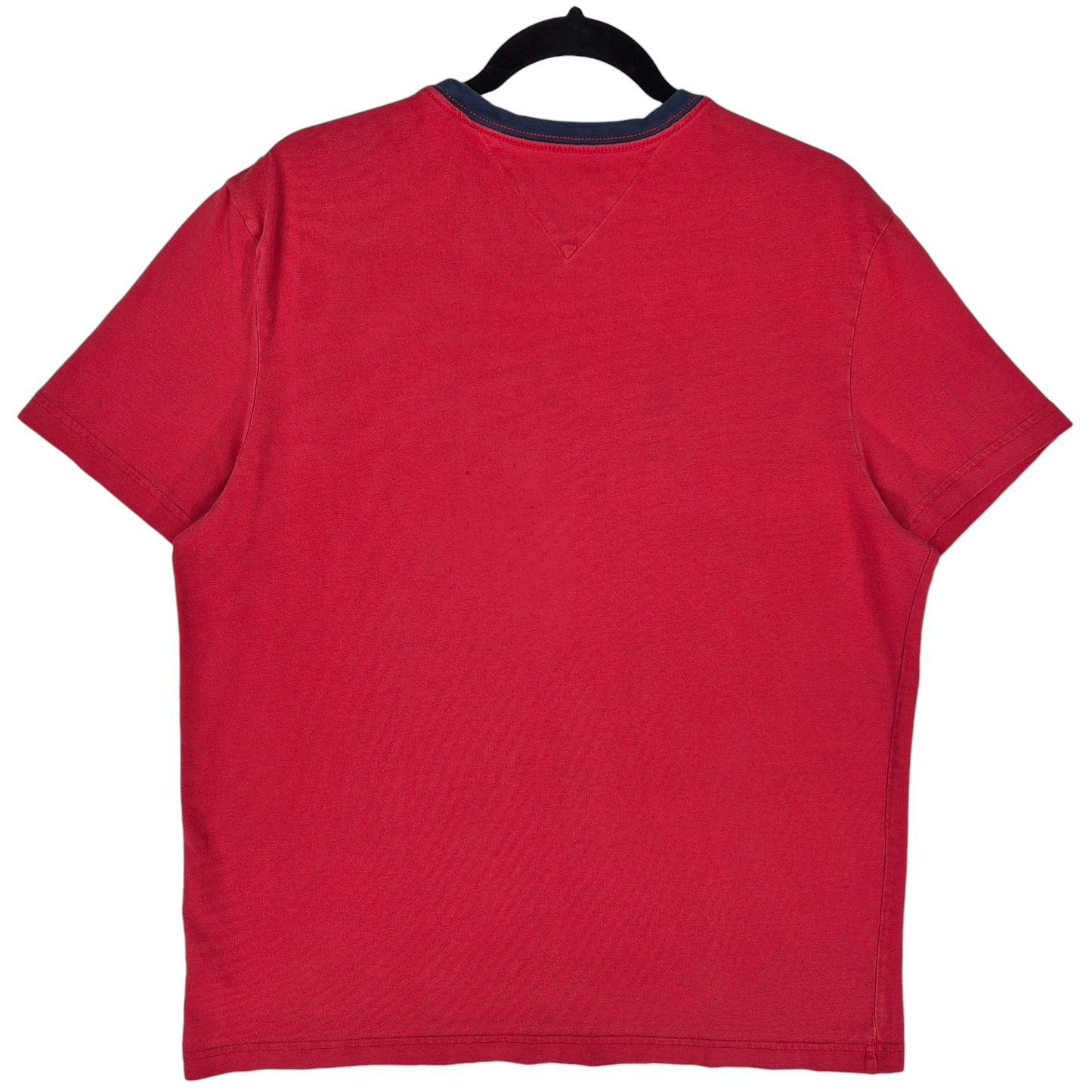 Tommy Hilfiger Red Embroidered Tee Shirt Size L