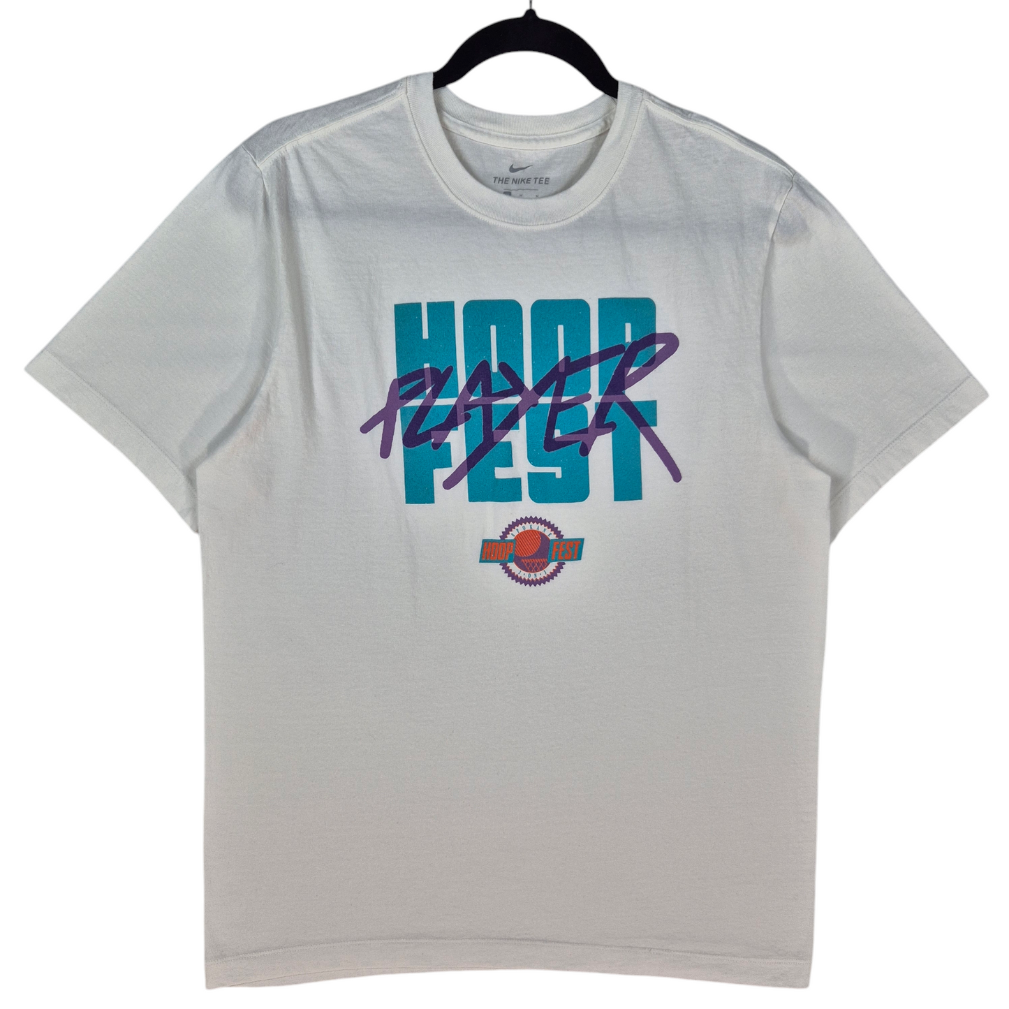 Nike Spokane Hoopfest White Cotton Tee Shirt Size M