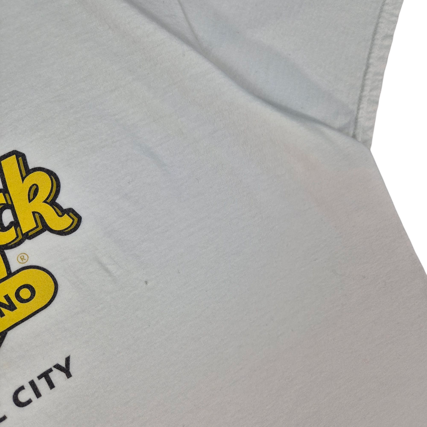 Hard Rock Cafe Atlantic City White Cotton Tee Shirt Size XL