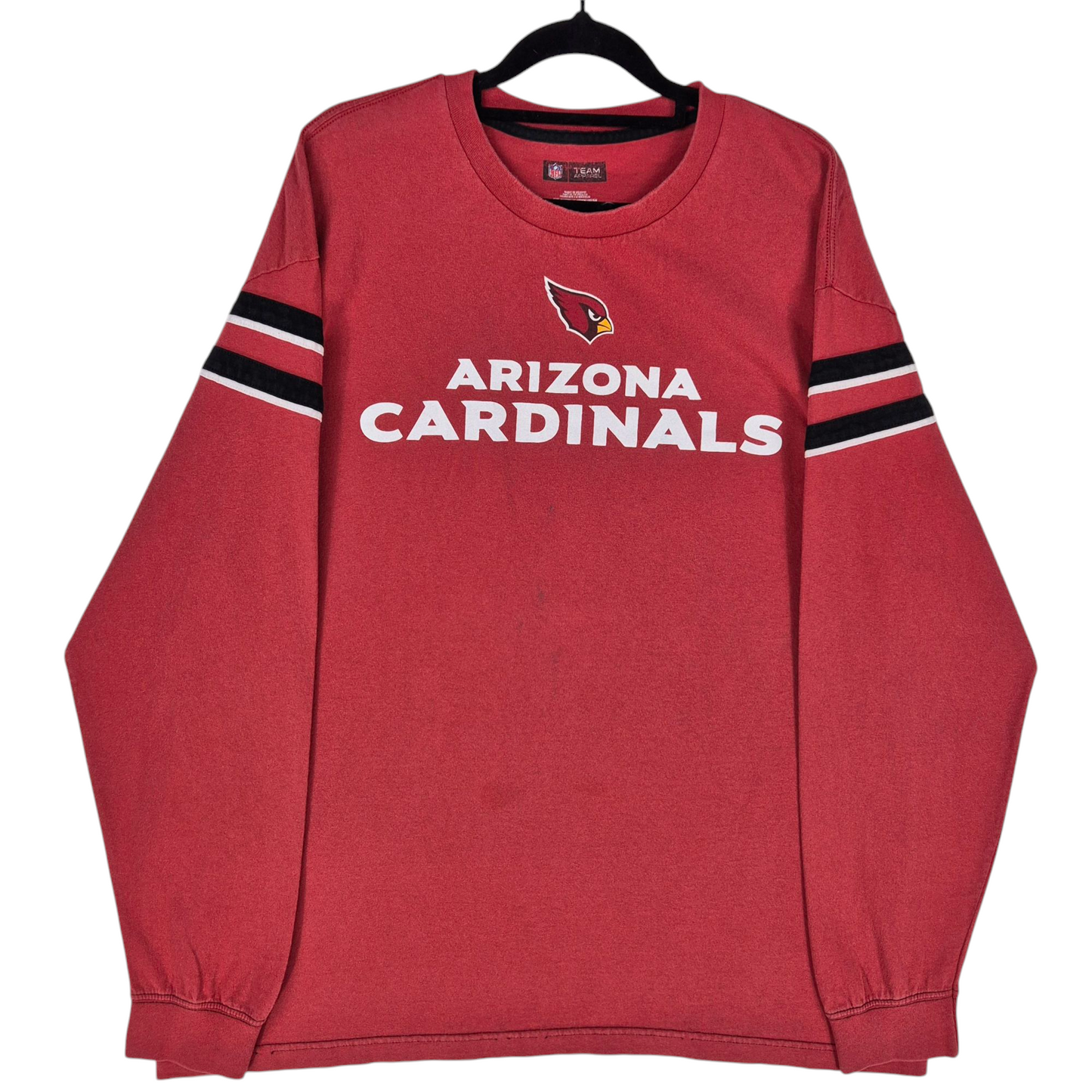 NFL Team Apparel Arizona Cardinals Red Long Sleeve Tee Shirt Size XL