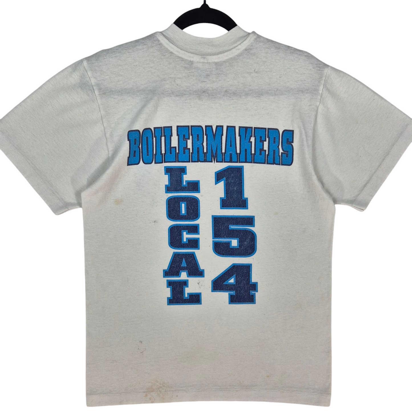 Local 154 Boilermakers 2010 White Tee Shirt Size S