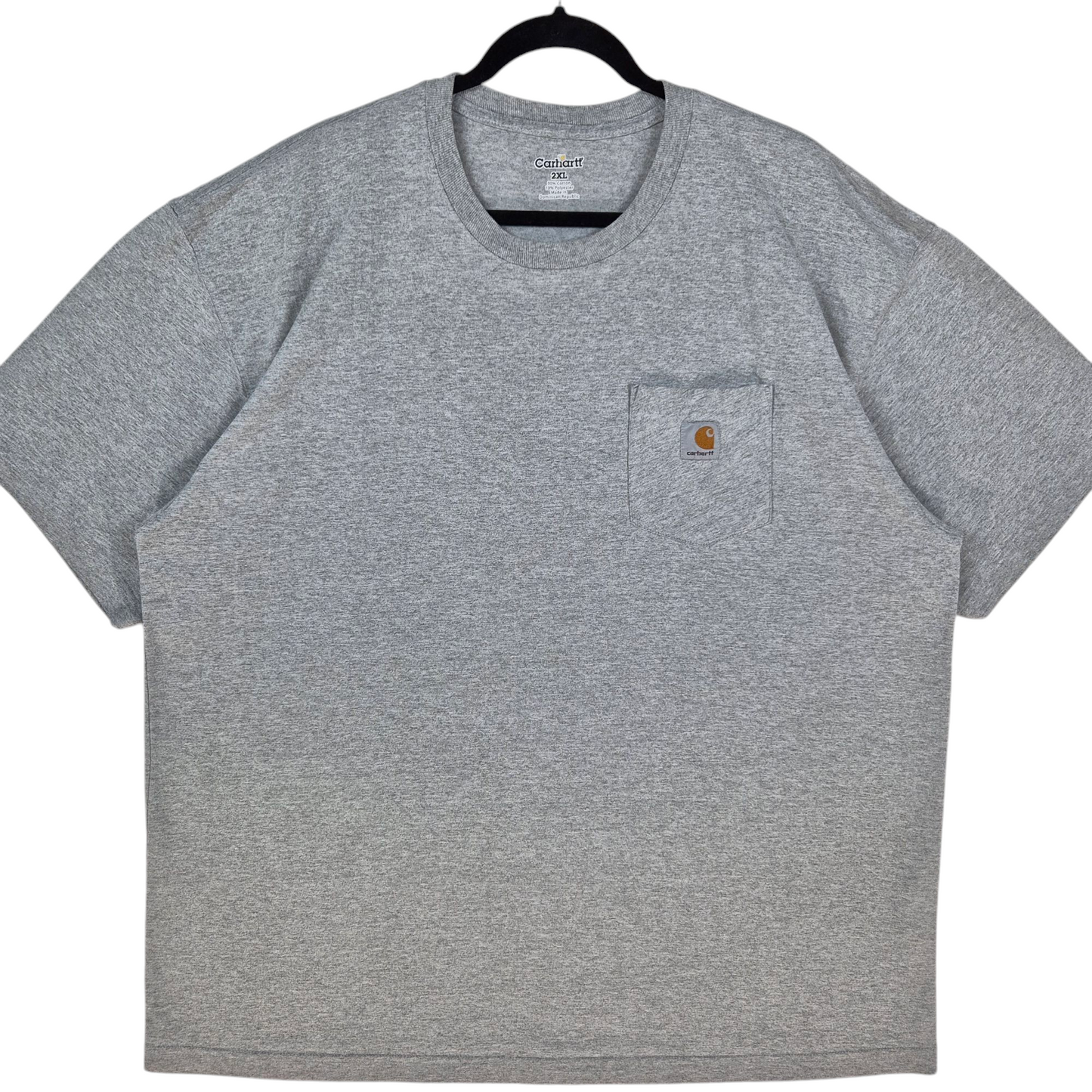 Carhartt Light Grey Basic Thick Blend Tee Shirt Size 2XL