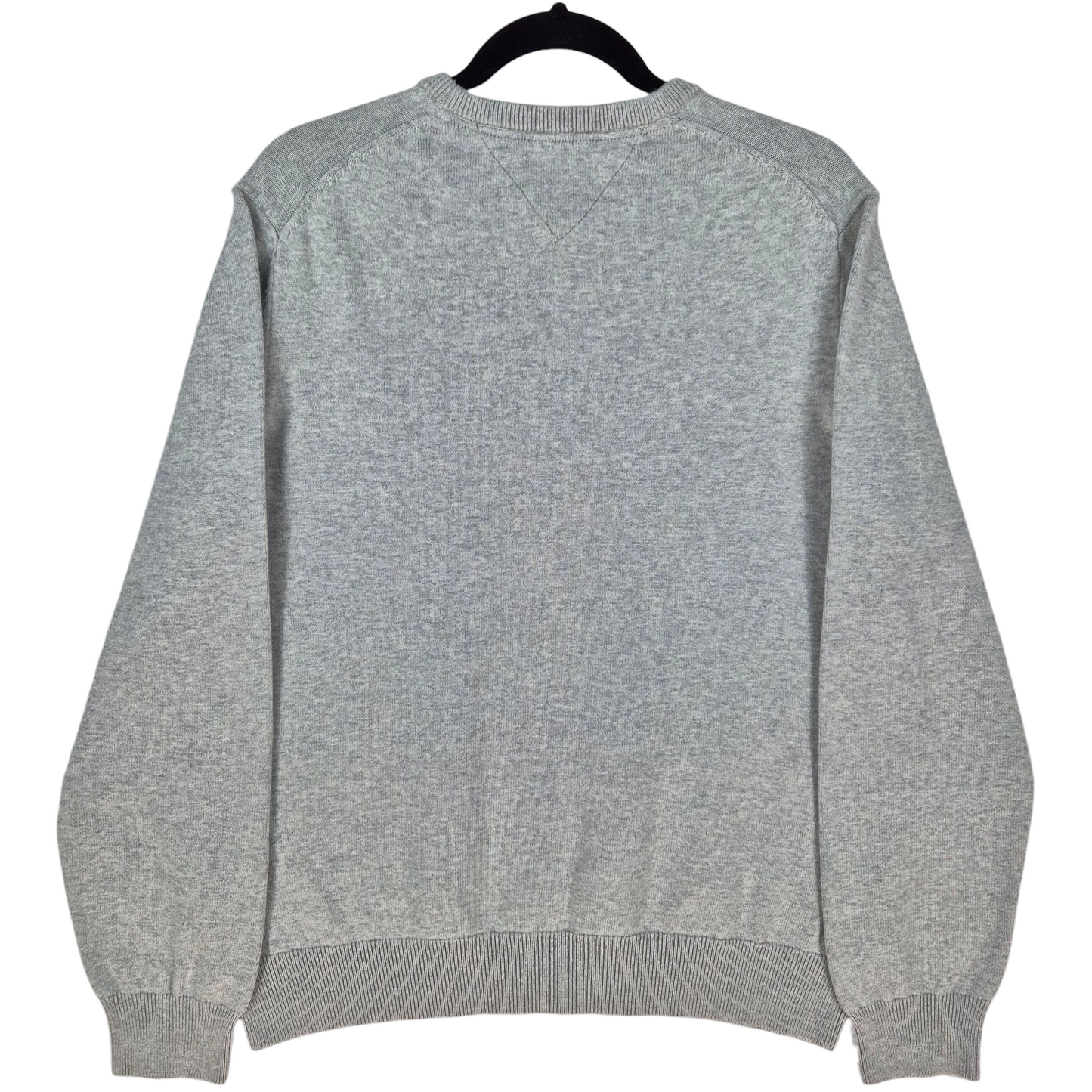 Tommy Hilfiger Light Grey Crewneck Knit Sweater Size L