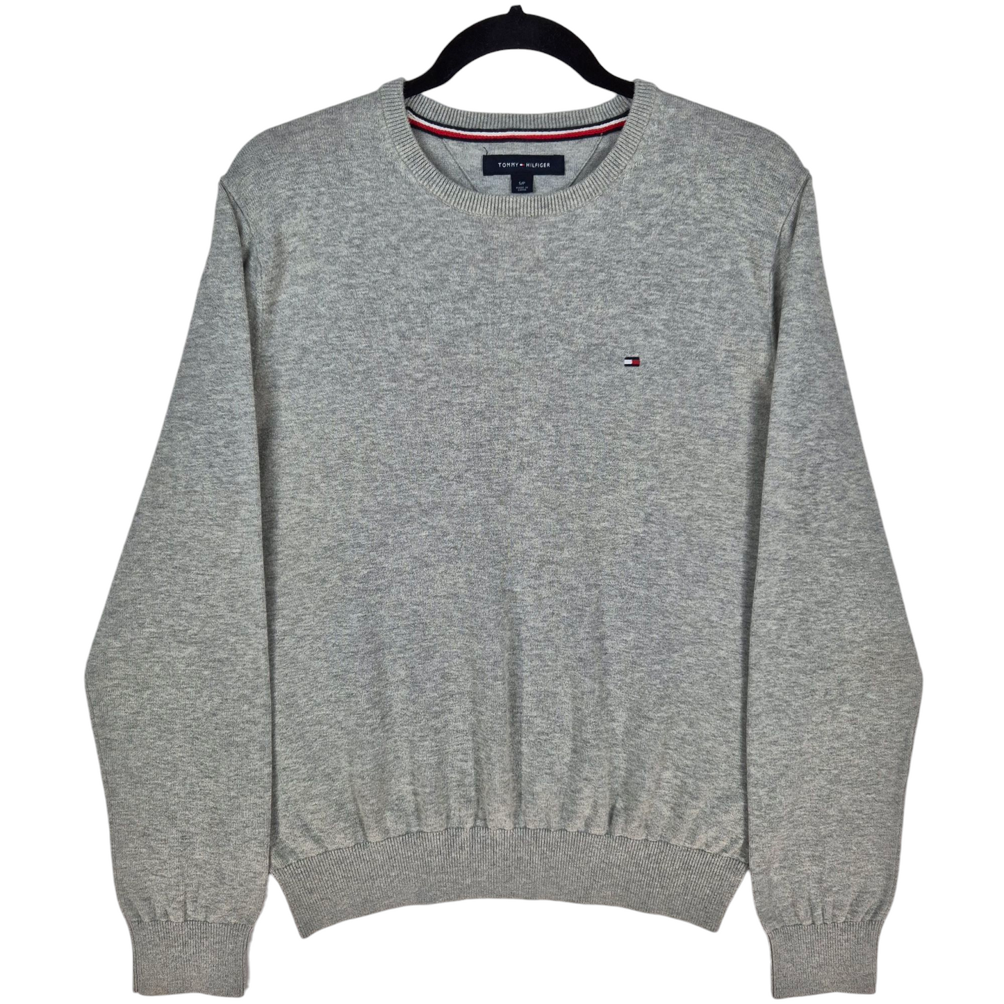 Tommy Hilfiger Grey Crewneck Knit Sweater Size S