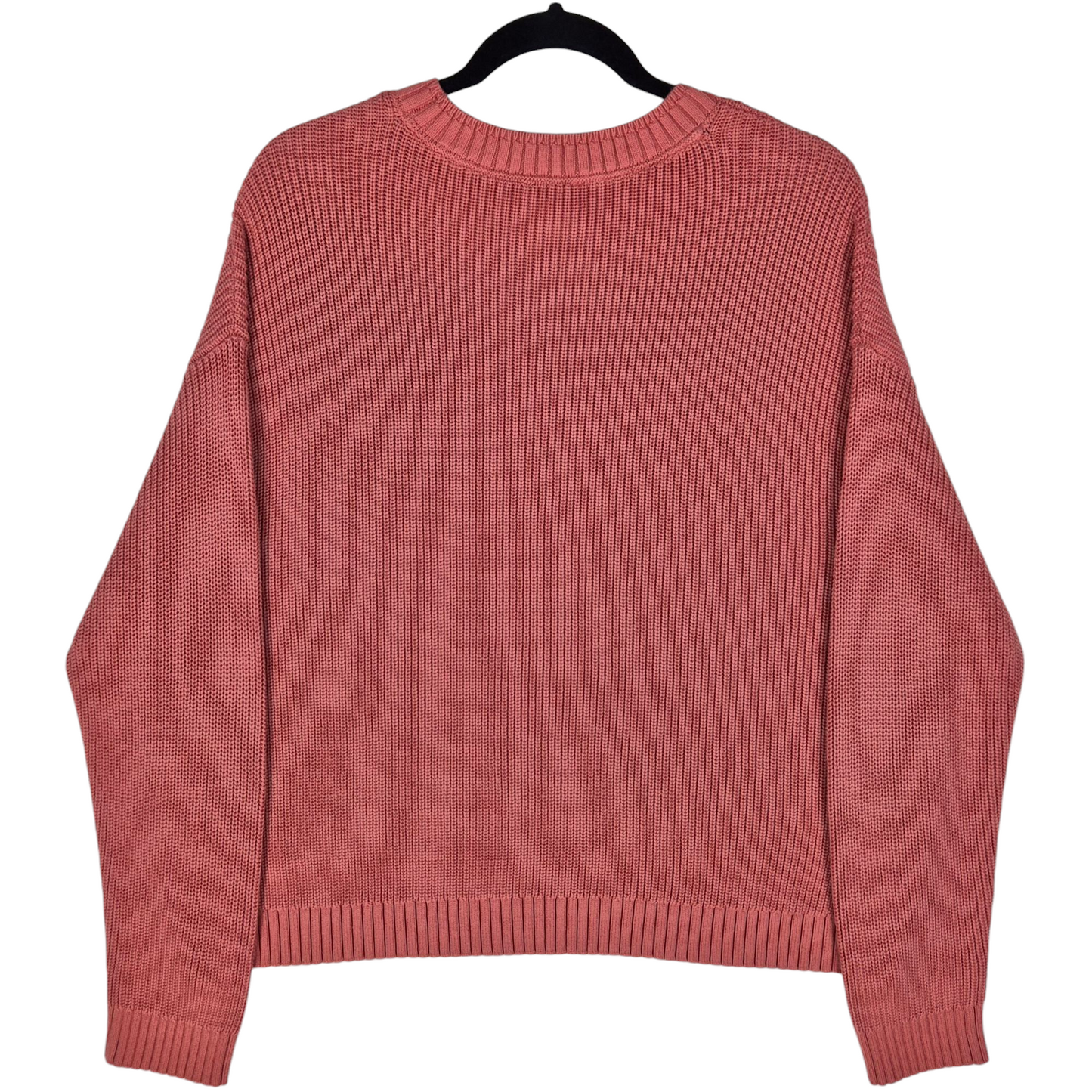 Tommy Jeans Womens Peach Pink Oversized Knit Sweater Size L
