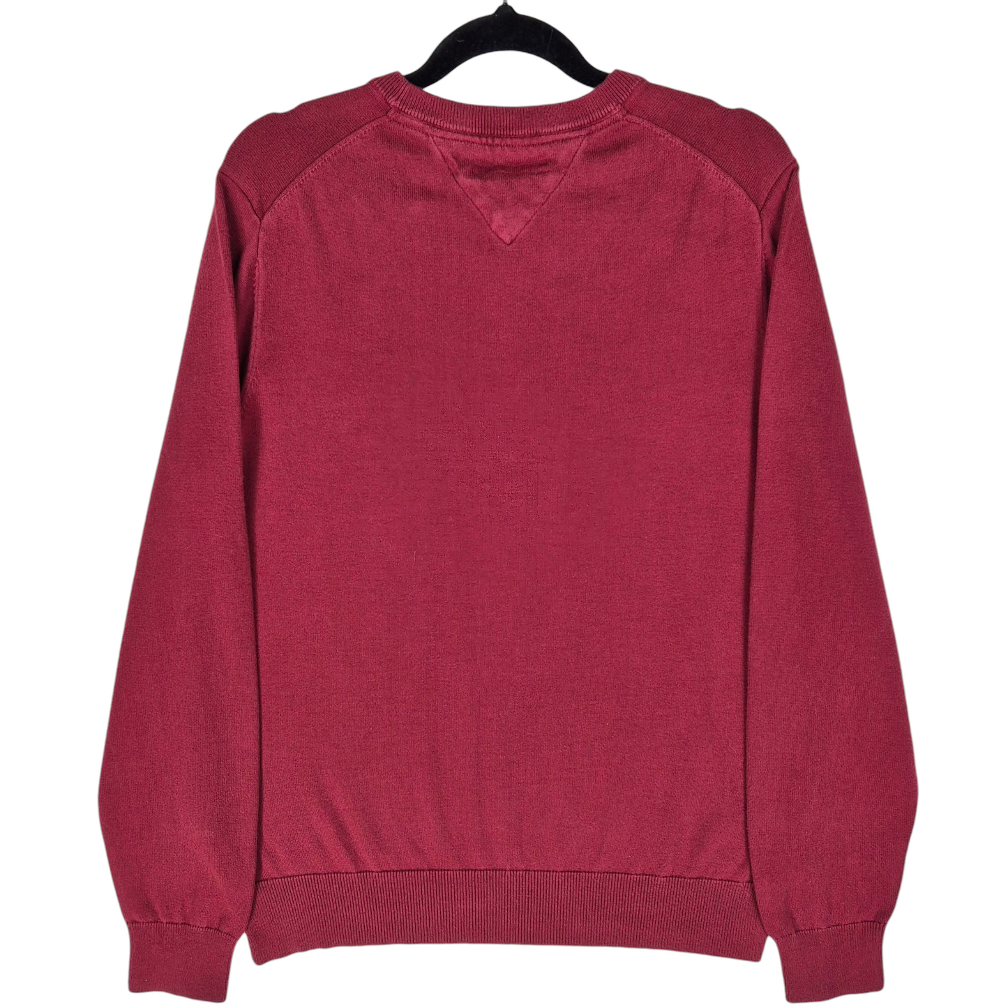 Tommy Hilfiger Maroon Brown Knit Sweater Size M