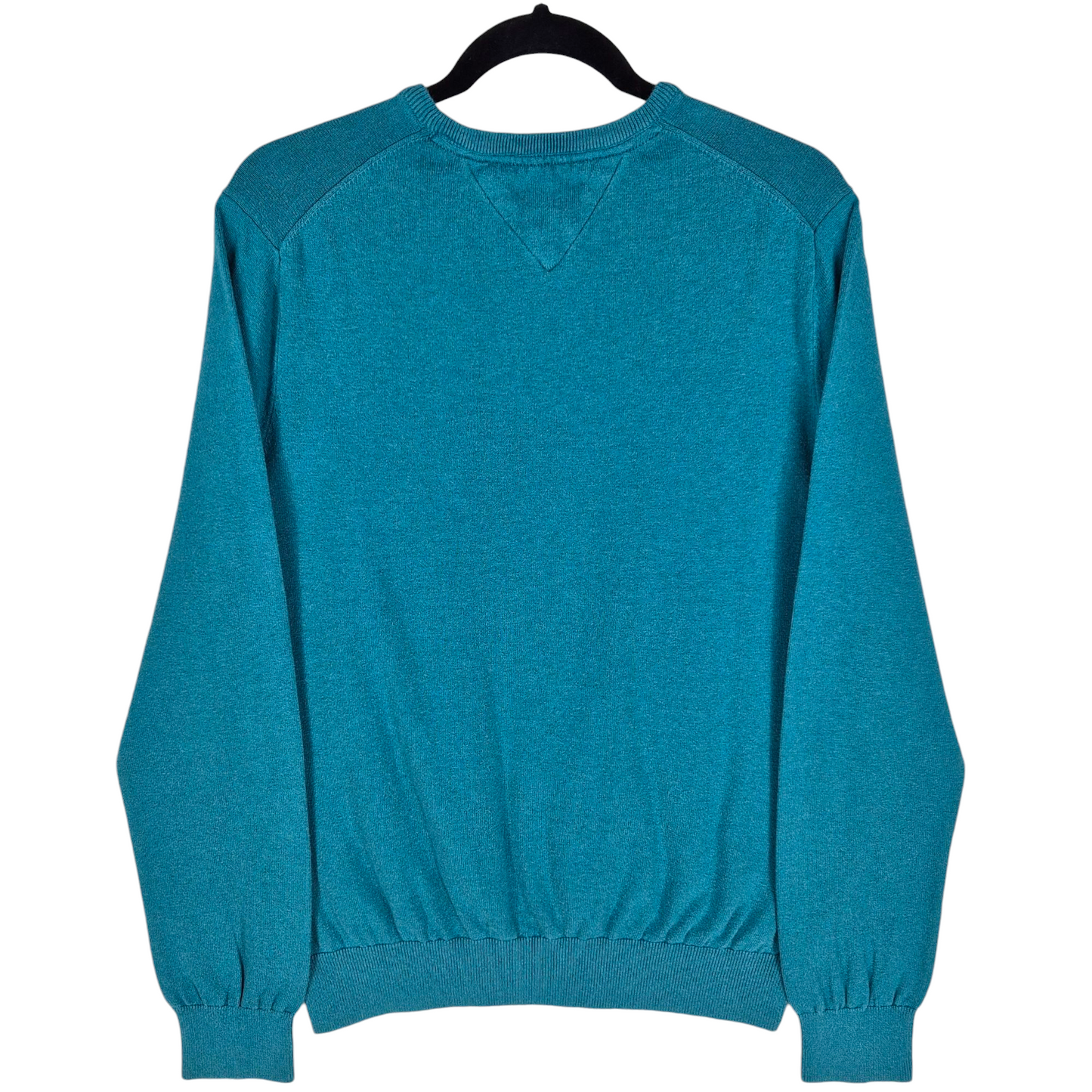 Tommy Hilfiger Aqua Blue Crewneck Knit Sweater Size M