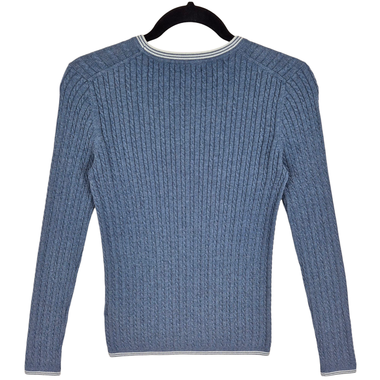 Tommy Hilfiger Womens Steel Blue Knit Sweater Size S