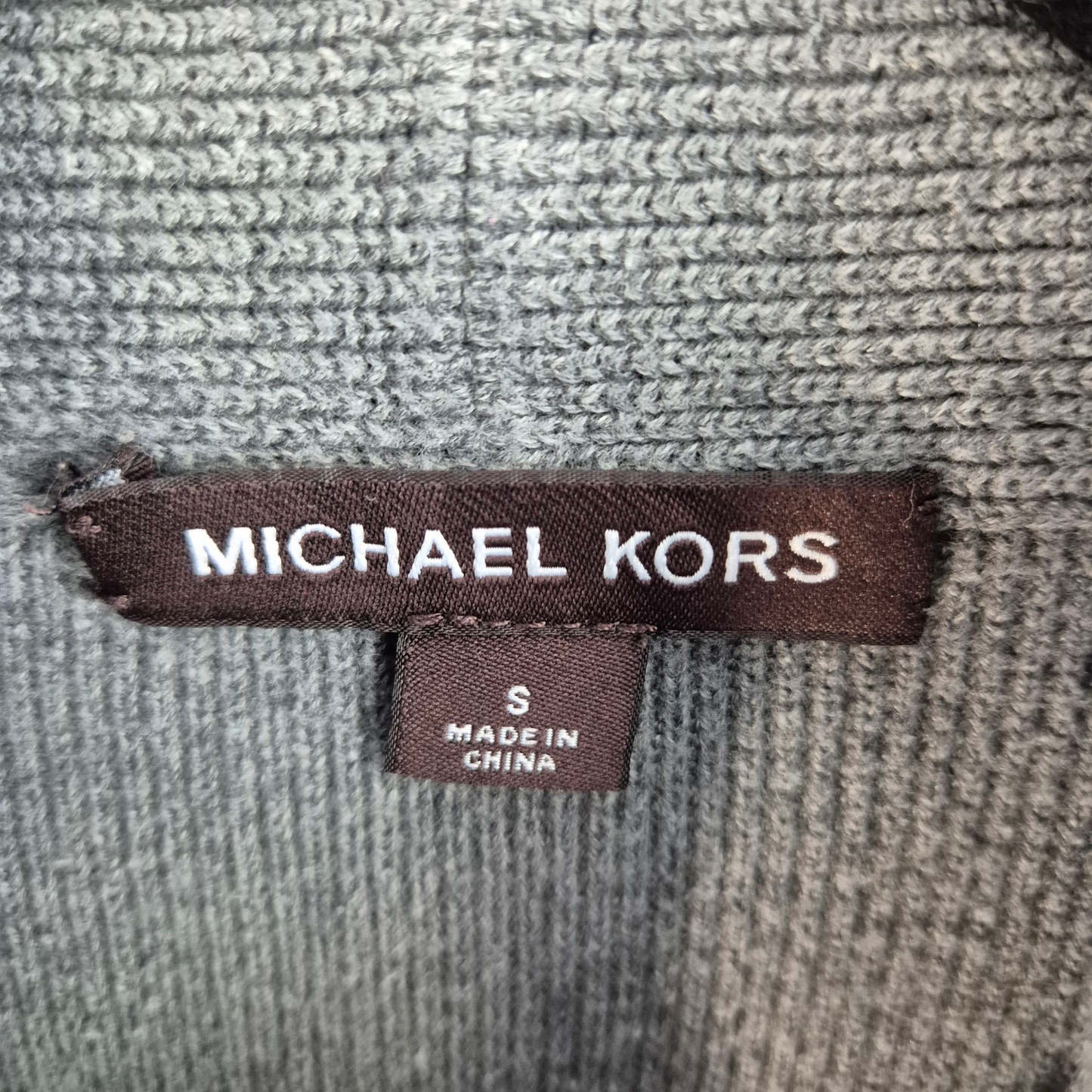 Michael Kors Grey Turtle Knit Sweater Size S