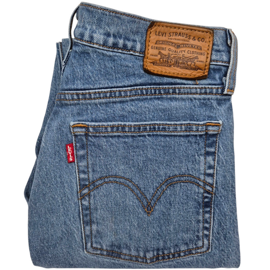 Levis Premium Jeans Womens Blue Slim Wedgie Denim W27