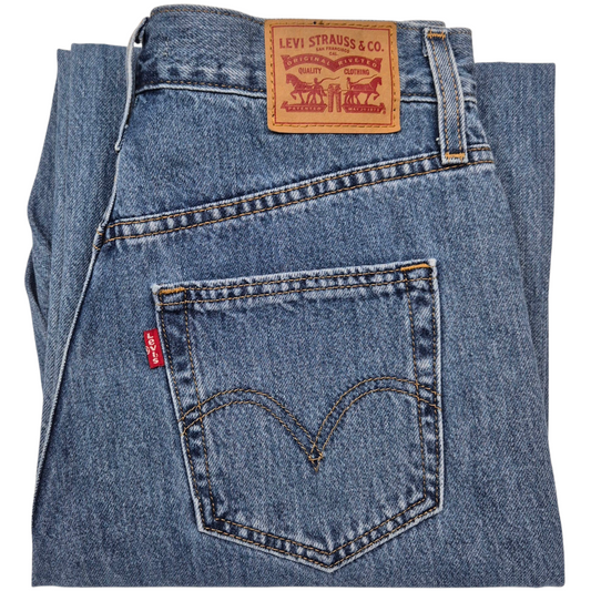 Levis Jeans Womens Blue Loose High Waist Denim W28