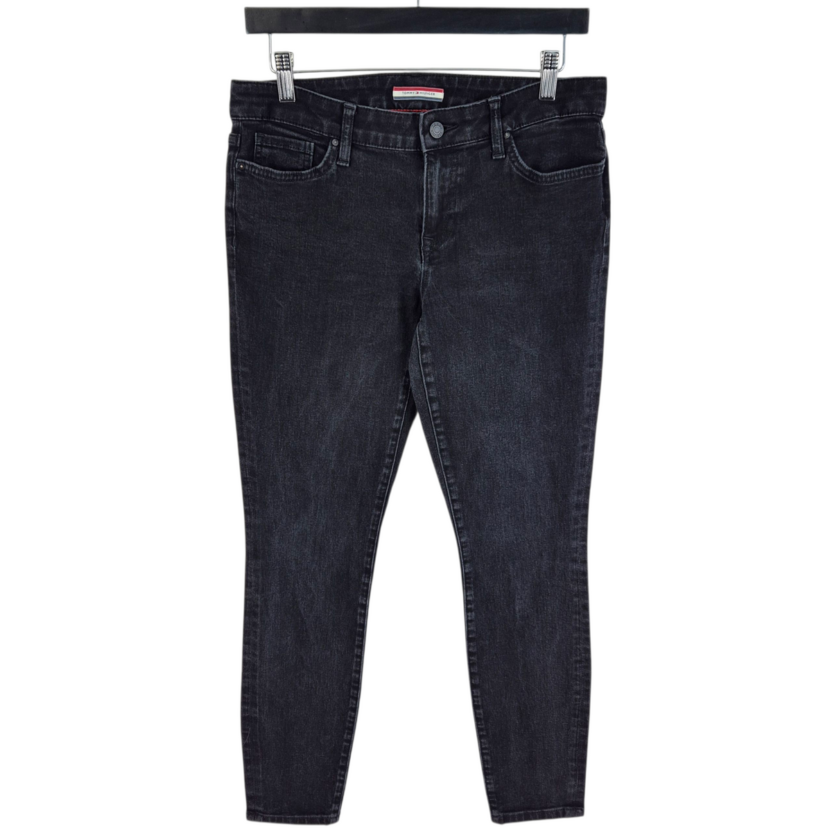 Tommy Hilfiger Jeans Womens Black Skinny Stretch Denim W31