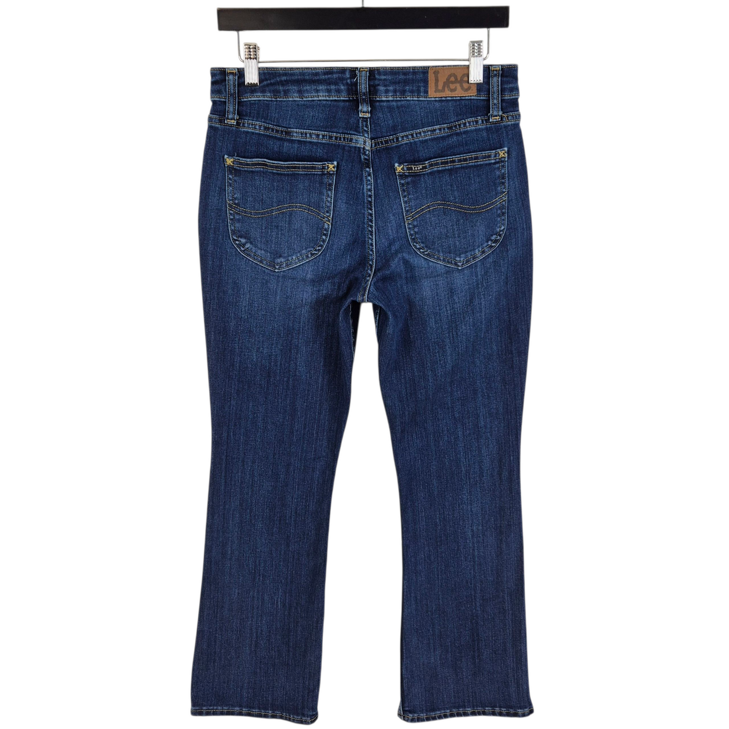 Lee Jeans Womens Dark Blue Stretch Bootcut Denim W29