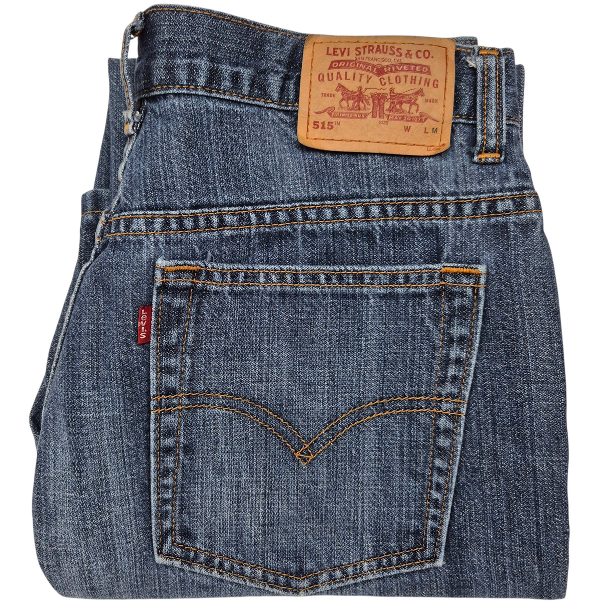 Vintage Levis 515 Jeans 90's Womens Blue Bootcut Denim W29