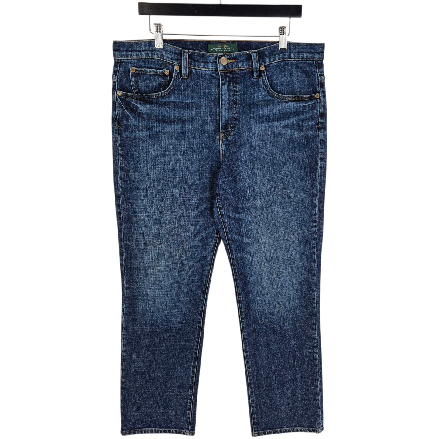 Ralph Lauren Green Label Jeans Womens Blue Straight Leg Denim W36