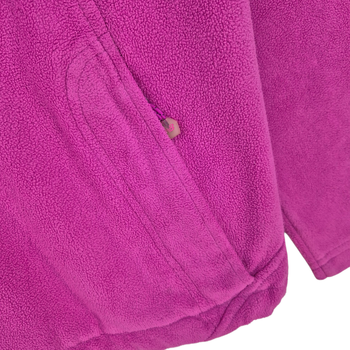 New Balance Womens Magenta Fleece Zip Jumper Size XL