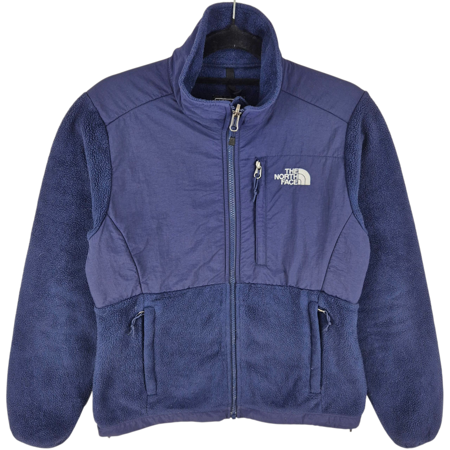 The North Face Womens Dark Blue Hybrid Fleece Jumper Size XS