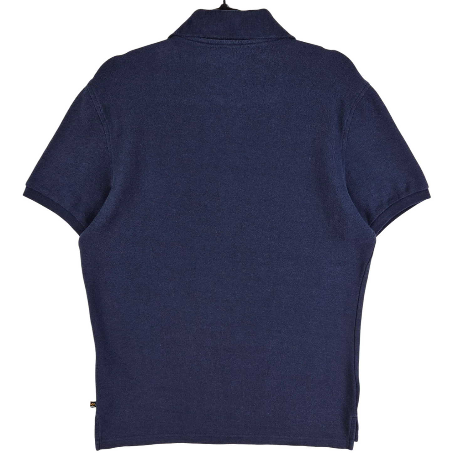 Lee Uniforms Dark Blue Slim Cotton Polo Shirt Size L