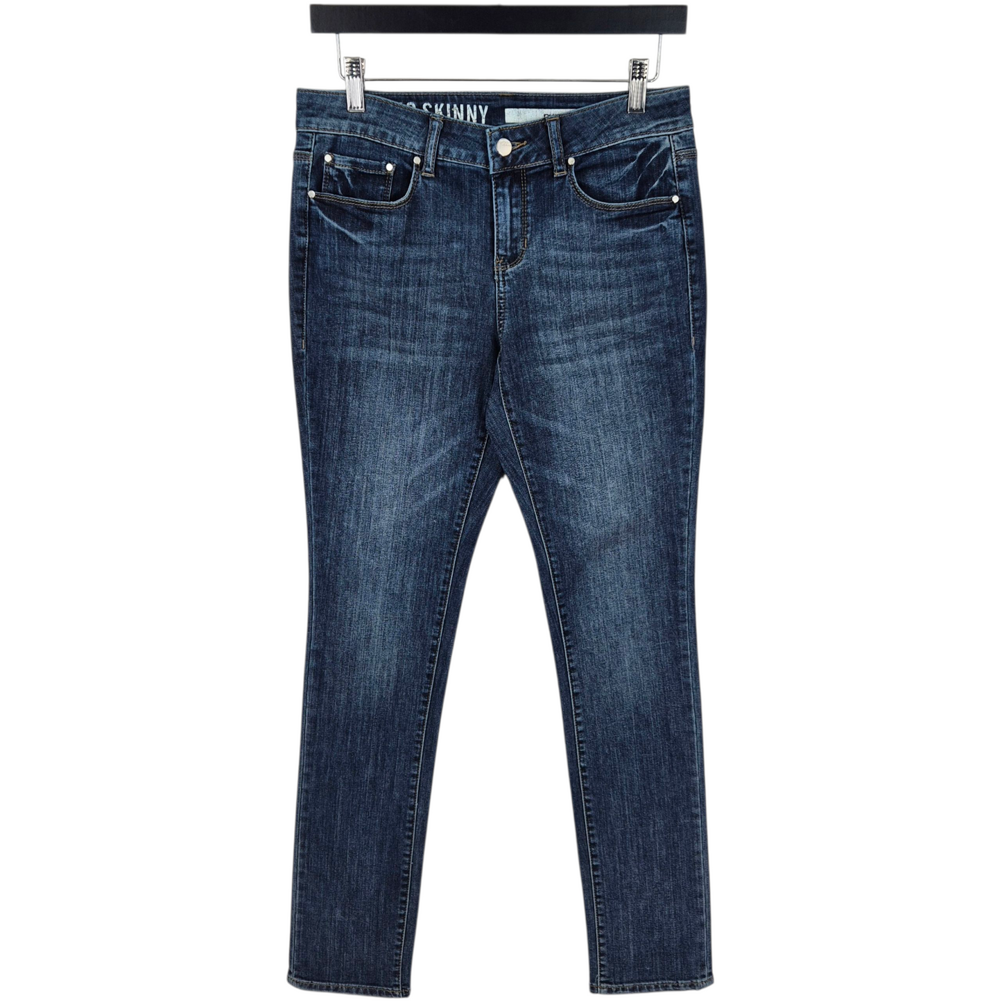 DKNY Jeans Womens Dark Blue Skinny Stretch Denim W29