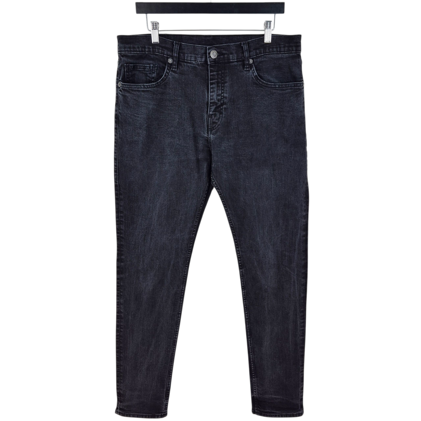True Religion Jeans Black Modern Skinny Stretch Denim W35