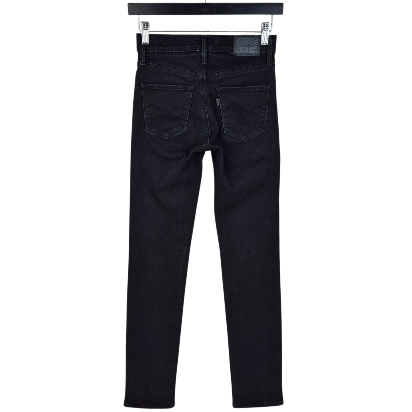 Levis Jeans Womens Black Super Skinny Stretch Denim W25