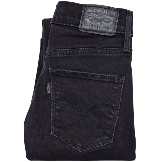 Levis Jeans Womens Black Super Skinny Stretch Denim W25