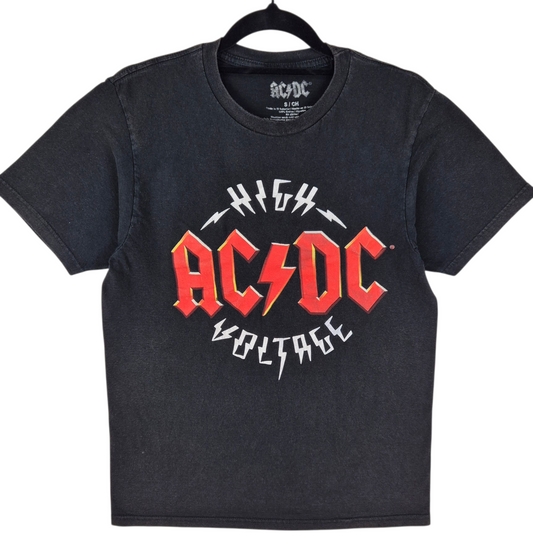 ACDC Black Cotton Tee Shirt Size S