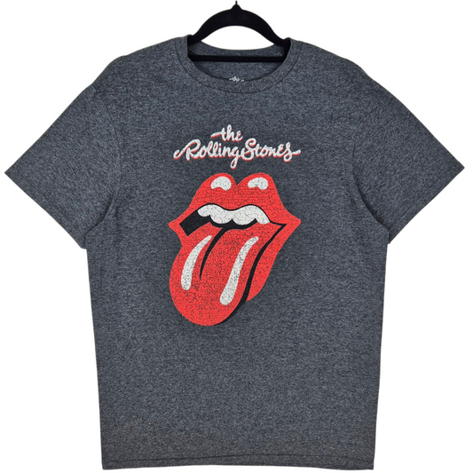 The Rolling Stones Grey Stretch Cotton Tee Shirt Size M