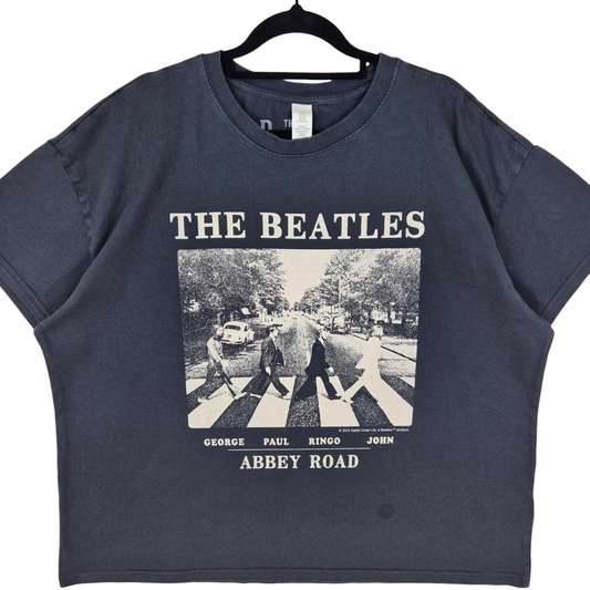 The Beatles Grey Cotton Tee Shirt Size XL