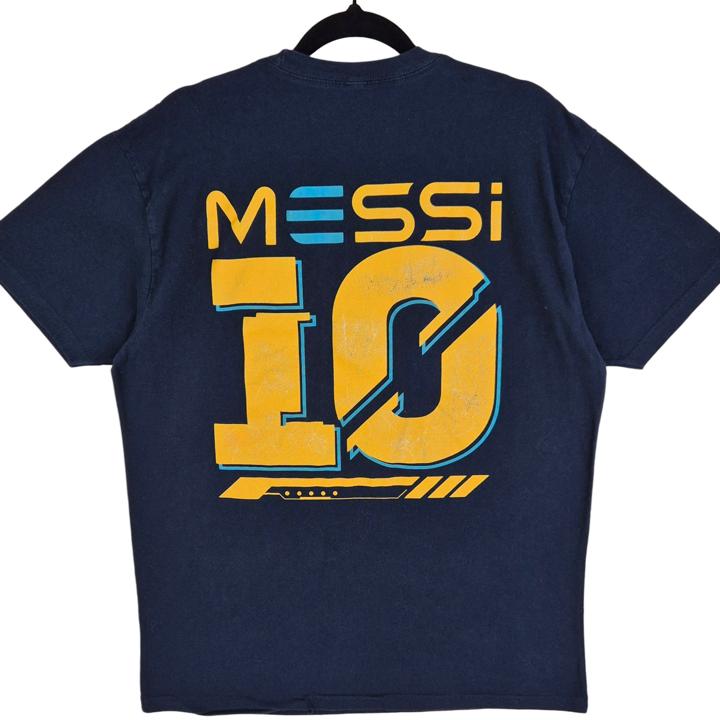 Hard Rock Hotel Los Cabos x Messi Dark Blue Cotton Tee Shirt Size L