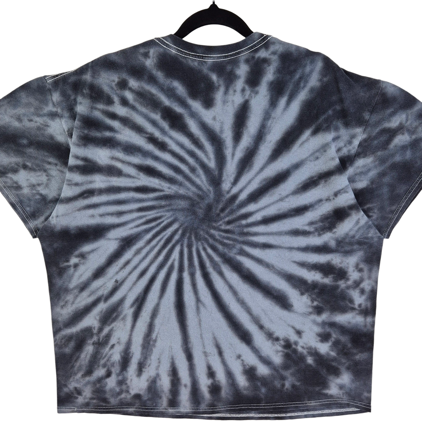 Def Leppard Grey Tie Dye Cotton Tee Shirt Size XL