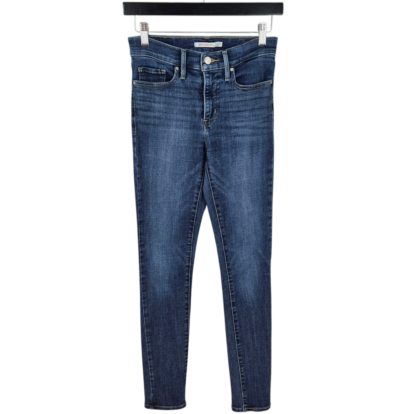 Levis 311 Jeans Womens Dark Blue Shaping Skinny Denim W26