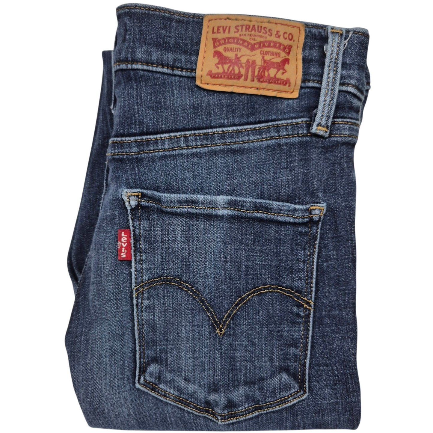 Levis 311 Jeans Womens Dark Blue Shaping Skinny Denim W26