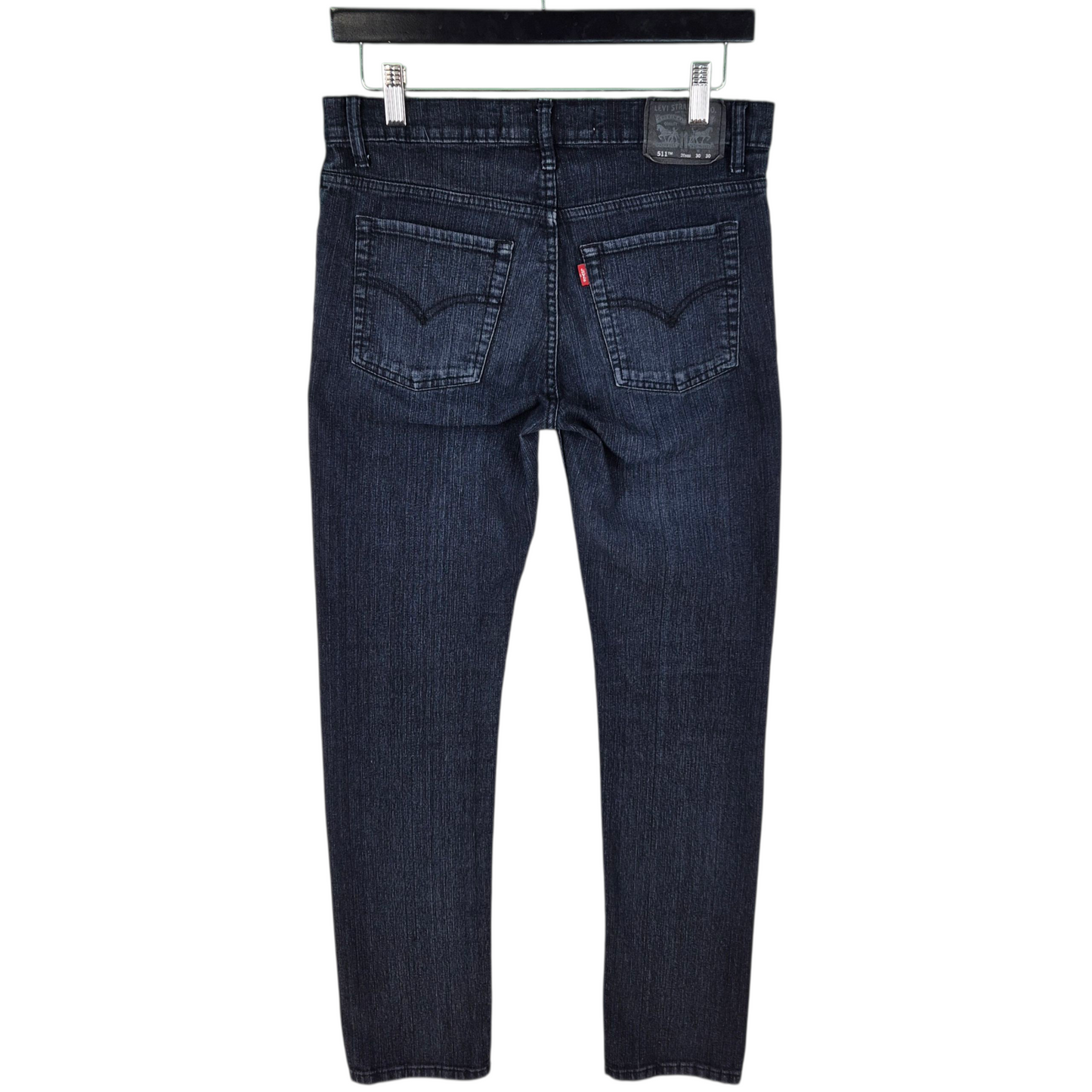 Levis 511 Jeans Womens Dark Blue Slim Straight Leg Denim W30