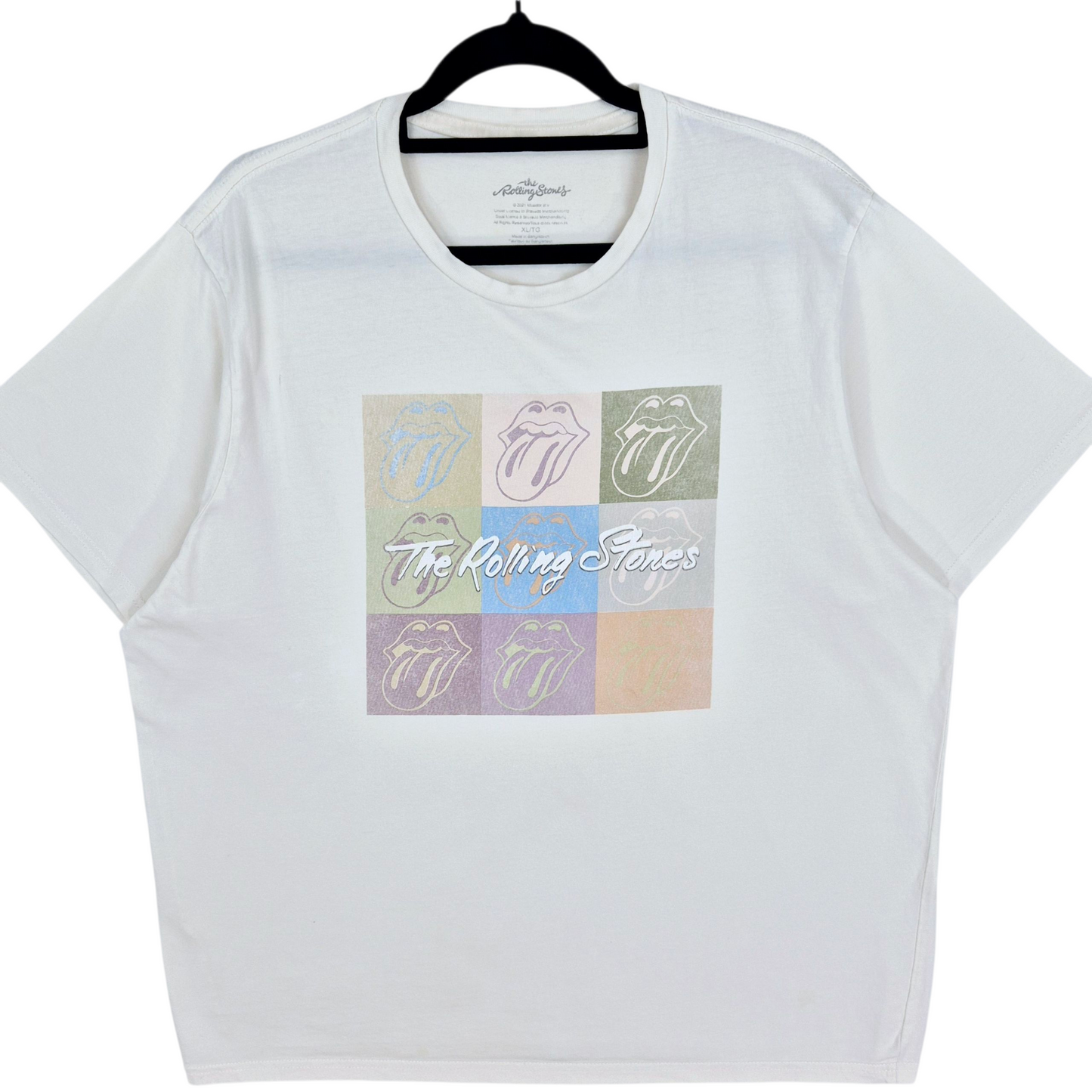 The Rolling Stones Cream White Cotton Tee Shirt Size XL