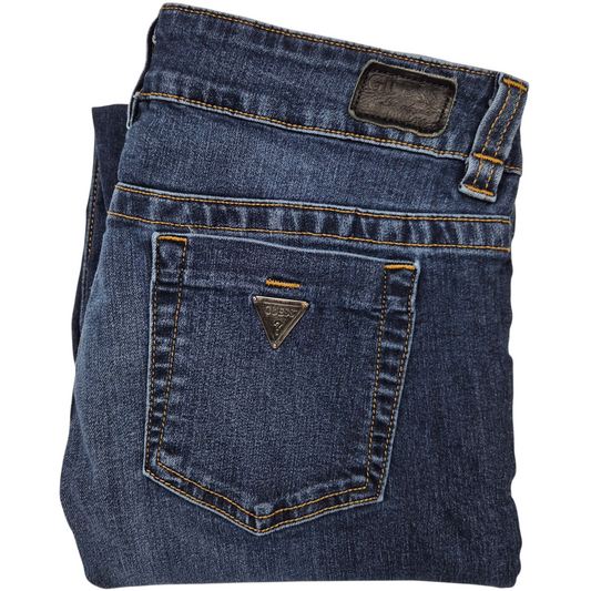 Guess Jeans Womens Dark Blue Skinny Stretch Denim W30