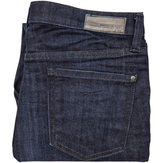 DKNY Jeans Womens Dark Blue Straight Leg Denim W31