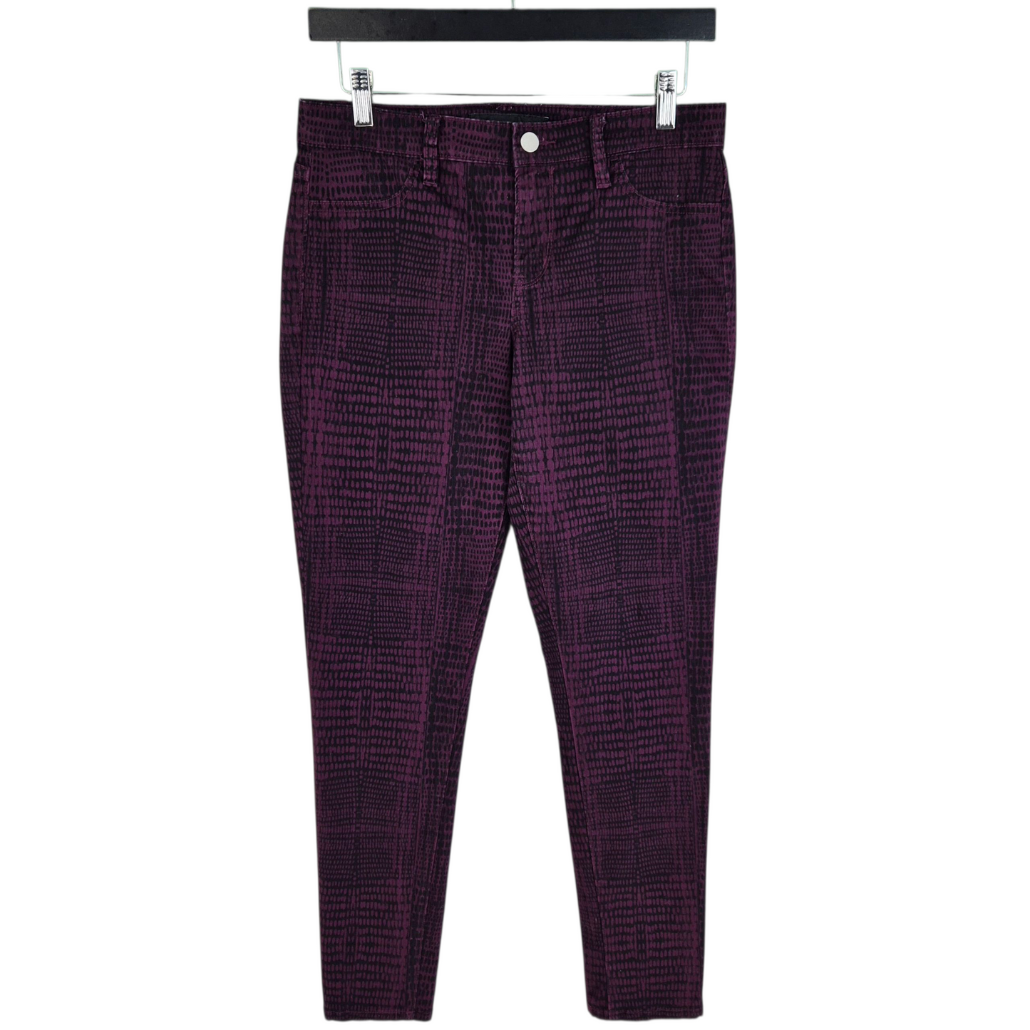 Vintage Calvin Klein Jeans Womens Purple & Black Skinny Denim W28