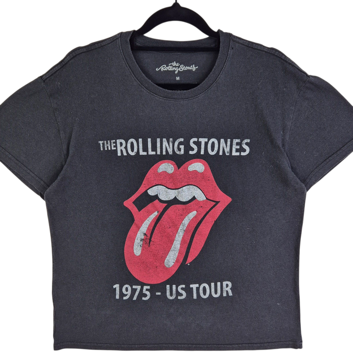 The Rolling Stones Dark Grey Cotton Tee Shirt Size M