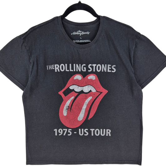 The Rolling Stones Dark Grey Cotton Tee Shirt Size L