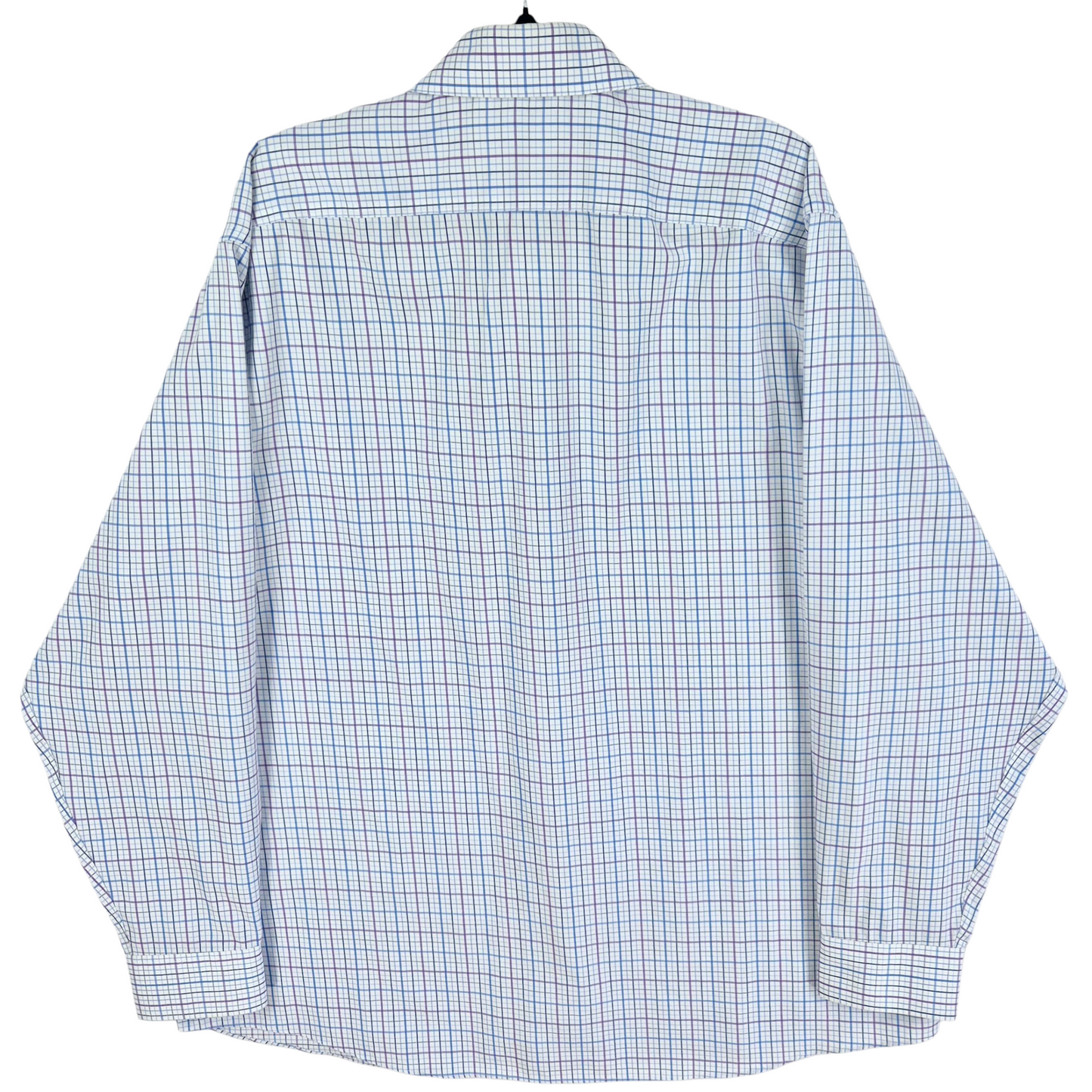 Michael Kors White Checkered Dress Shirt Size 2XL