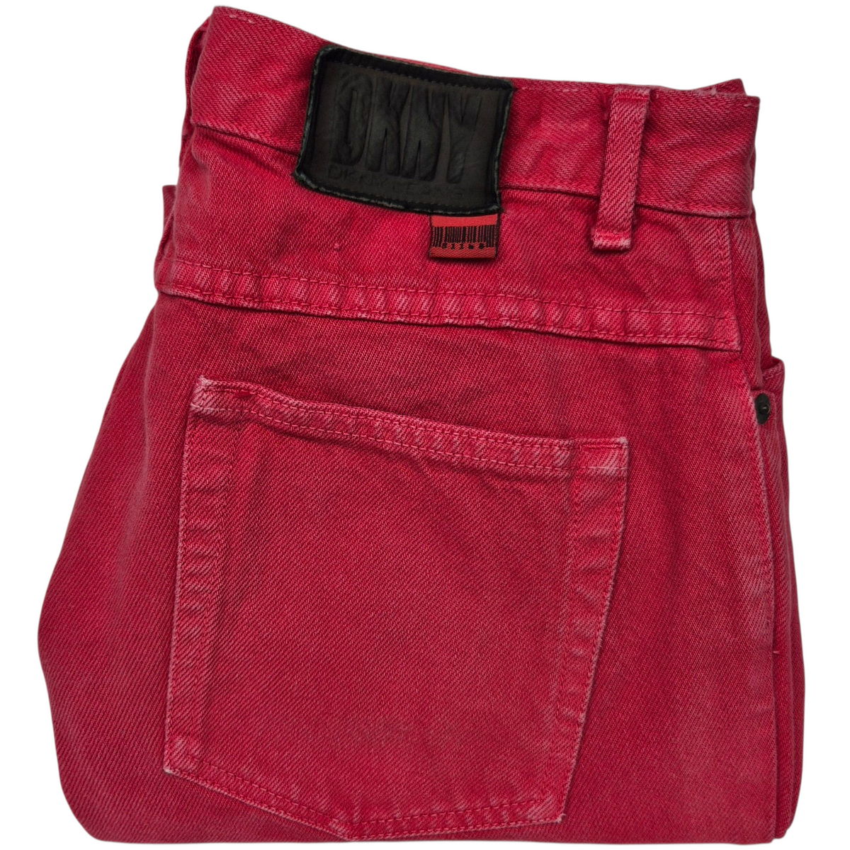 Vintage DKNY Jeans 90's Womens Red Crop Denim W30