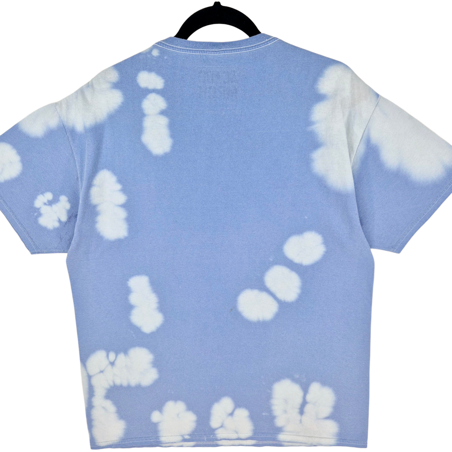 ACDC Power Up Light Blue Tie Dye Cotton Tee Shirt Size M