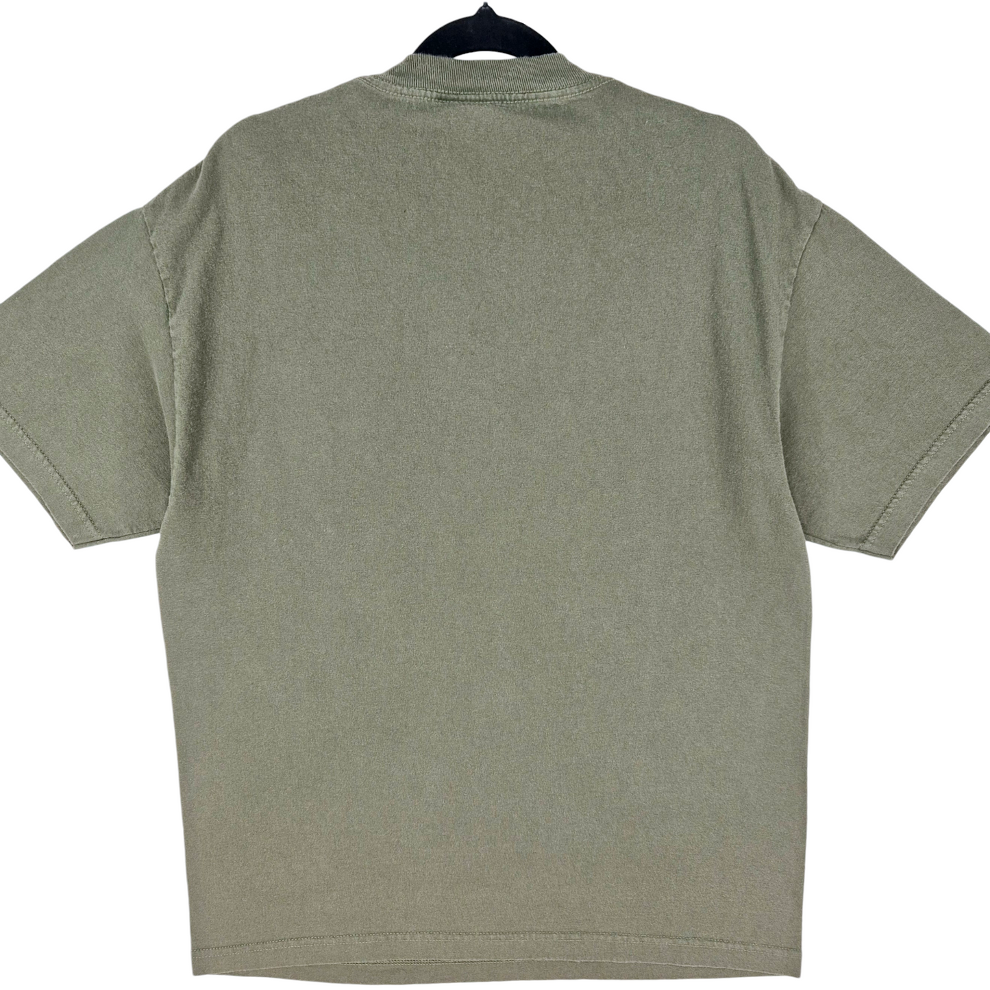 Bob Marley 2009 Olive Green Cotton Tee Shirt Size L