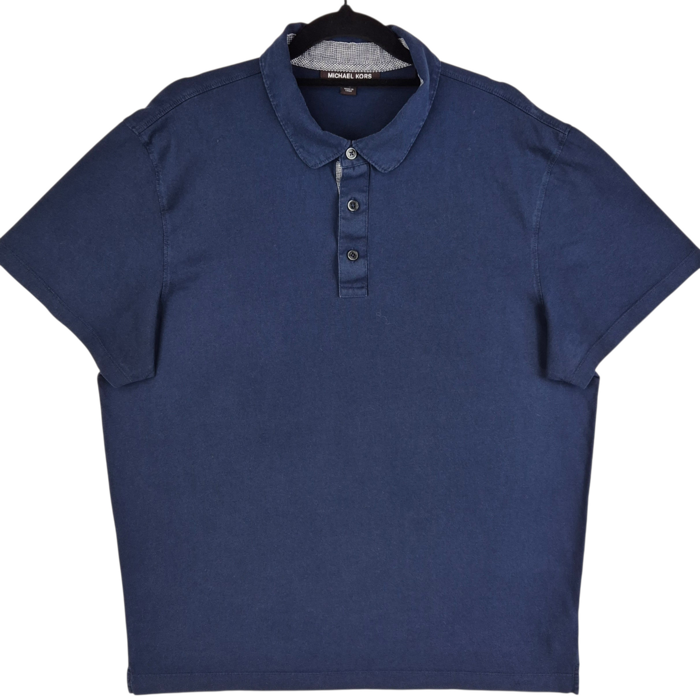 Michael Kors Dark Blue Cotton Polo Shirt Size XL